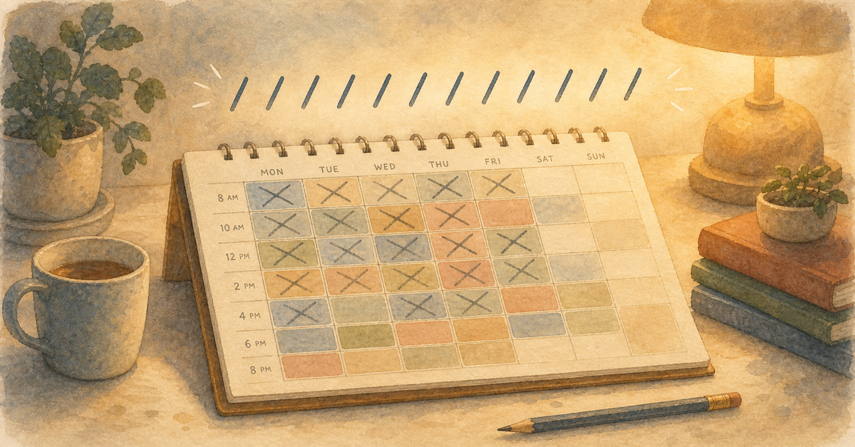Watercolor illustration for: 12 slash commands that save hours per week