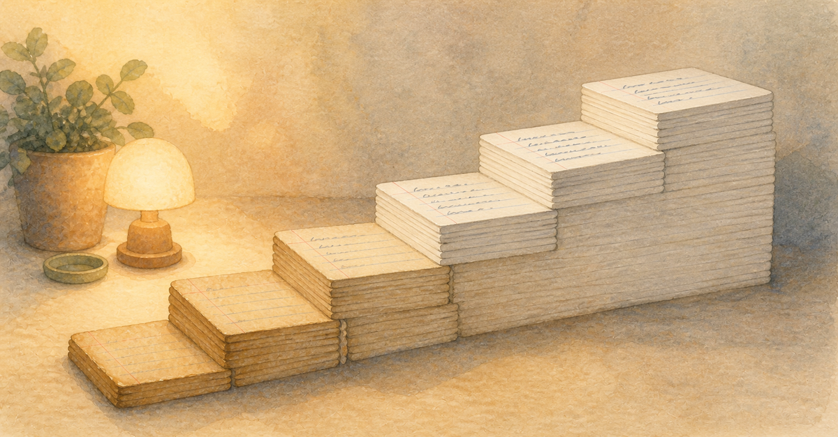 Watercolor illustration for: memory system that compounds