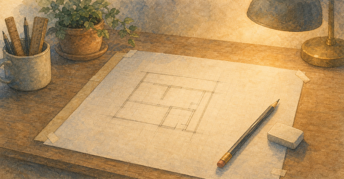 Watercolor illustration for: plan mode saves tokens