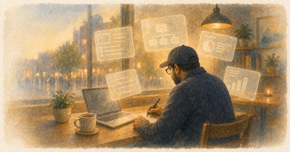Watercolor illustration for: top 5 claude code workflows for solo founders