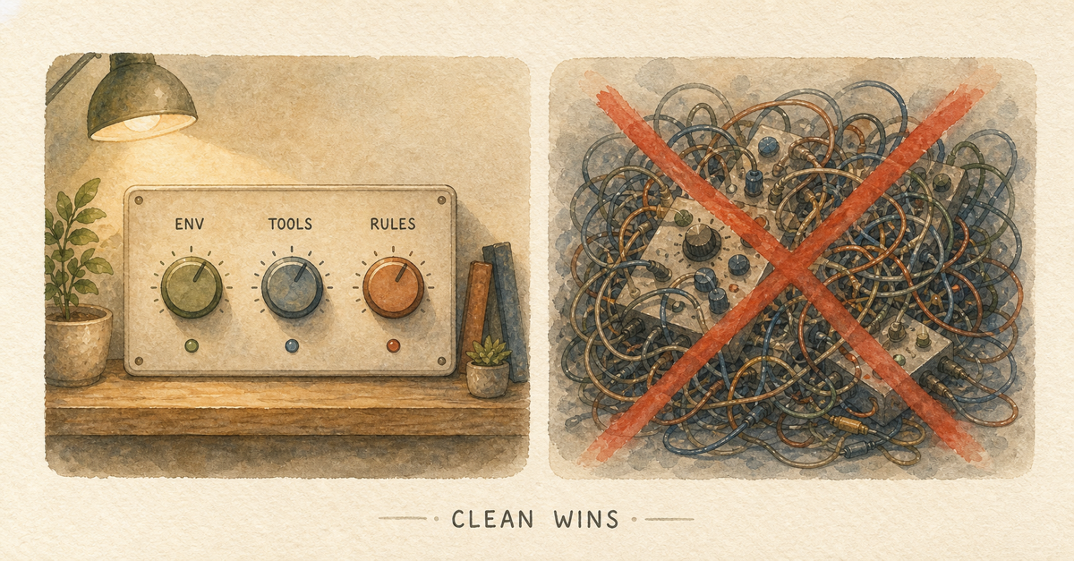 Watercolor illustration for: you dont need settings json hacks
