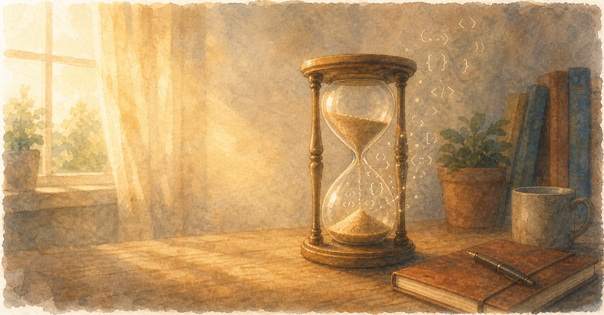 Watercolor illustration for: your first hour with claude code